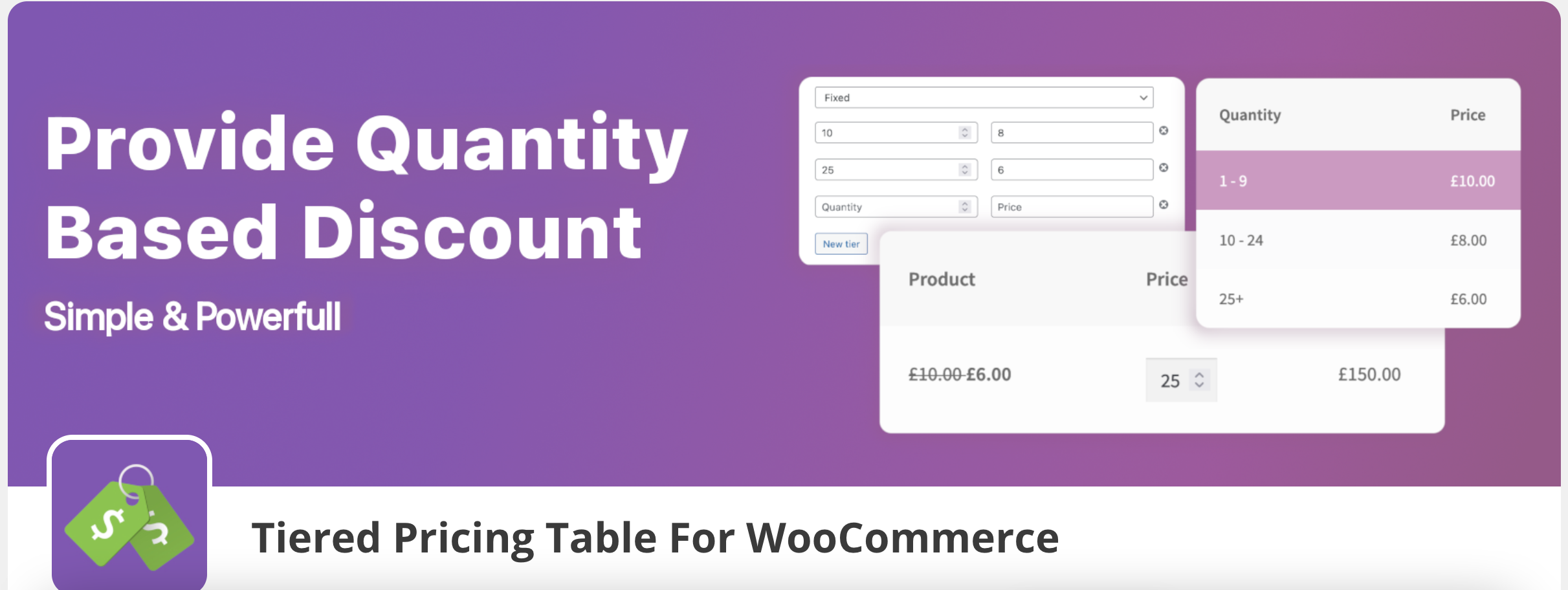 Tiered Pricing for WooCommerce